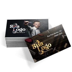 Cartões de visita couchê 300g hot stamping lam fosca fv e hotstamping fr - 4x4 - 100unid