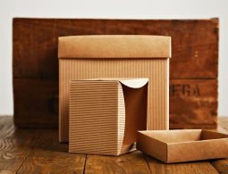 one-opened-one-closed-beige-cardboard-boxes-rustic-brown-wooden-crate-isolated-white_346278-1607
